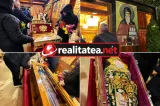 Mii de credincioși la racla cu moaștele Sfântului Dimitrie cel Nou. Pelerini din toată țara au venit în Capitală