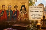 Calendar ortodox 12 octombrie 2026. Ce sfinți sunt sărbătoriți astăzi și ce semnificație are ziua