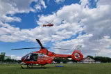 Incident deosebit de grav în gara Ghighiu, din Prahova: bărbat electrocutat în zona unui vagon. A fost solicitat elicopterul SMURD