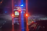 Accident MORTAL la ieșire din Mihail Kogălniceanu, după ce un autoturism s-a izbit de un stâlp - VIDEO