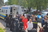 Stare de asediu la Tribunalul Constanța. Zeci de mascați păzesc clădirea în timpul procesului unui clan interlop care a terorizat orașul — FOTO/VIDEO