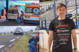 Ultramaratonist, spulberat în timpul unei curse caritabile în județul Mehedinți. O mașină a pătruns pe contrasens și l-a acroșat