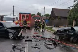 Accident grav în județul Cluj. Trei persoane au ajuns la spital după ce două autoturisme s-au ciocnit violent