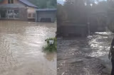 Ploile abundente au făcut prăpăd în Prahova. Circulația pe trei drumuri județene este afectată