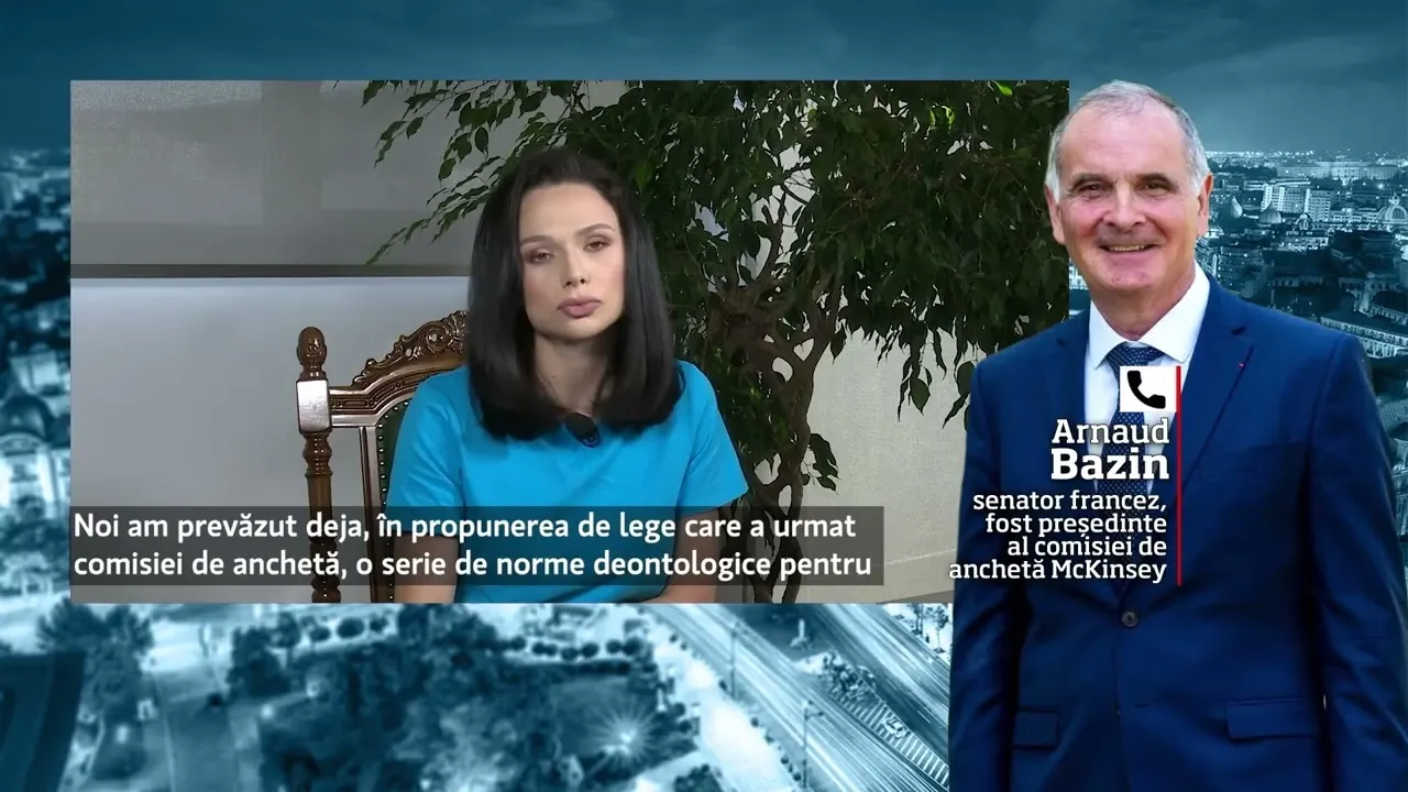  Interviu Ana Maria Păcuraru cu senatorul francez Arnaud Bazin