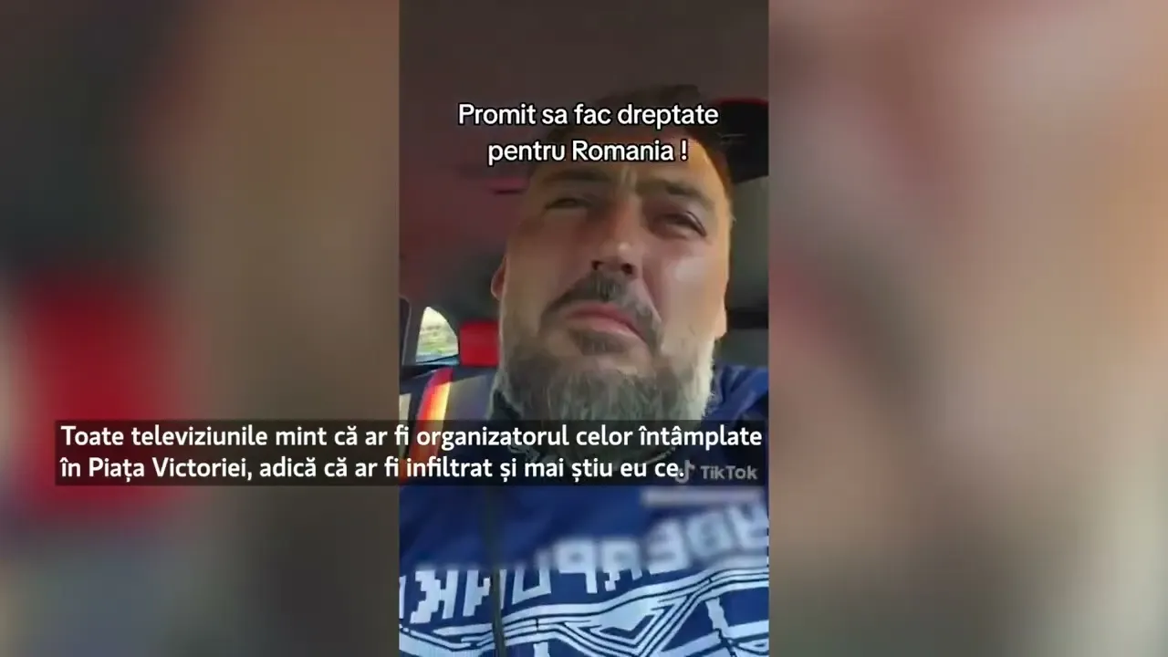  Protestatar din Piața Victoriei, prins cu un pistol în mașină