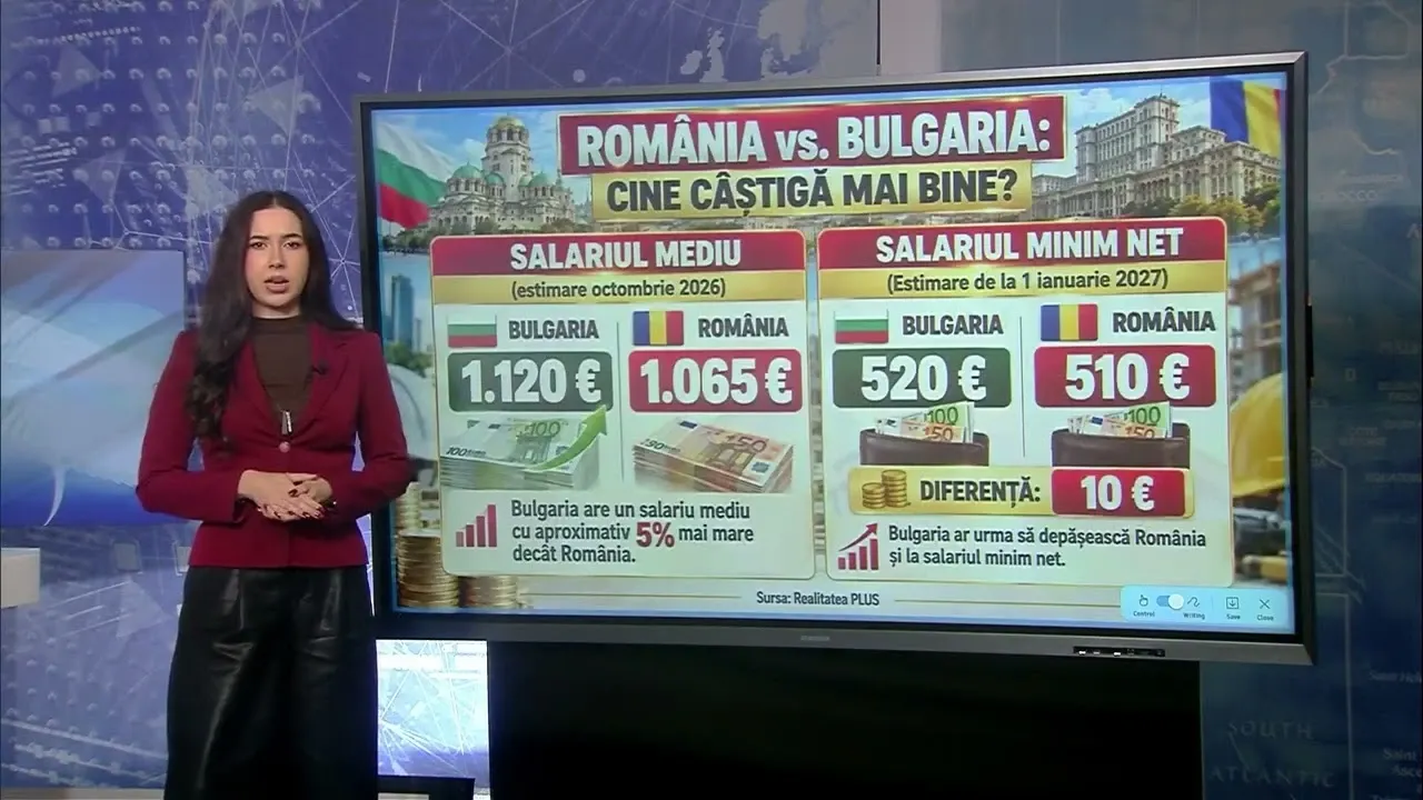 Bulgarii ne depășesc la pensii și salarii