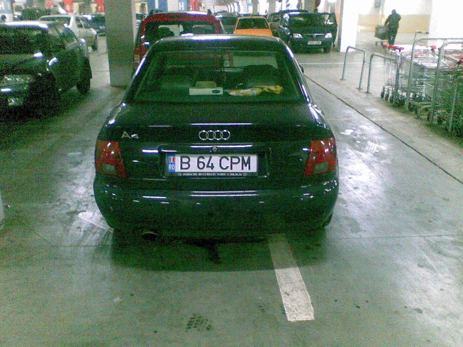 Parcarea la supermarket