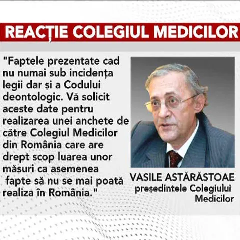 Colegiul Medicilor s-a autosesizat în cazul avorturilor ilegale