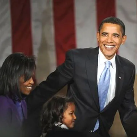 Barack Obama a ajuns cu trenul la Washington D.C. VEZI VIDEO