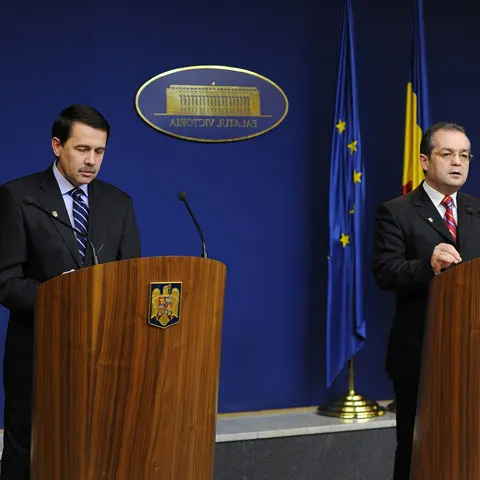 Liderii PSD şi PD-L au discutat astăzi despre proiectul de buget pe 2009