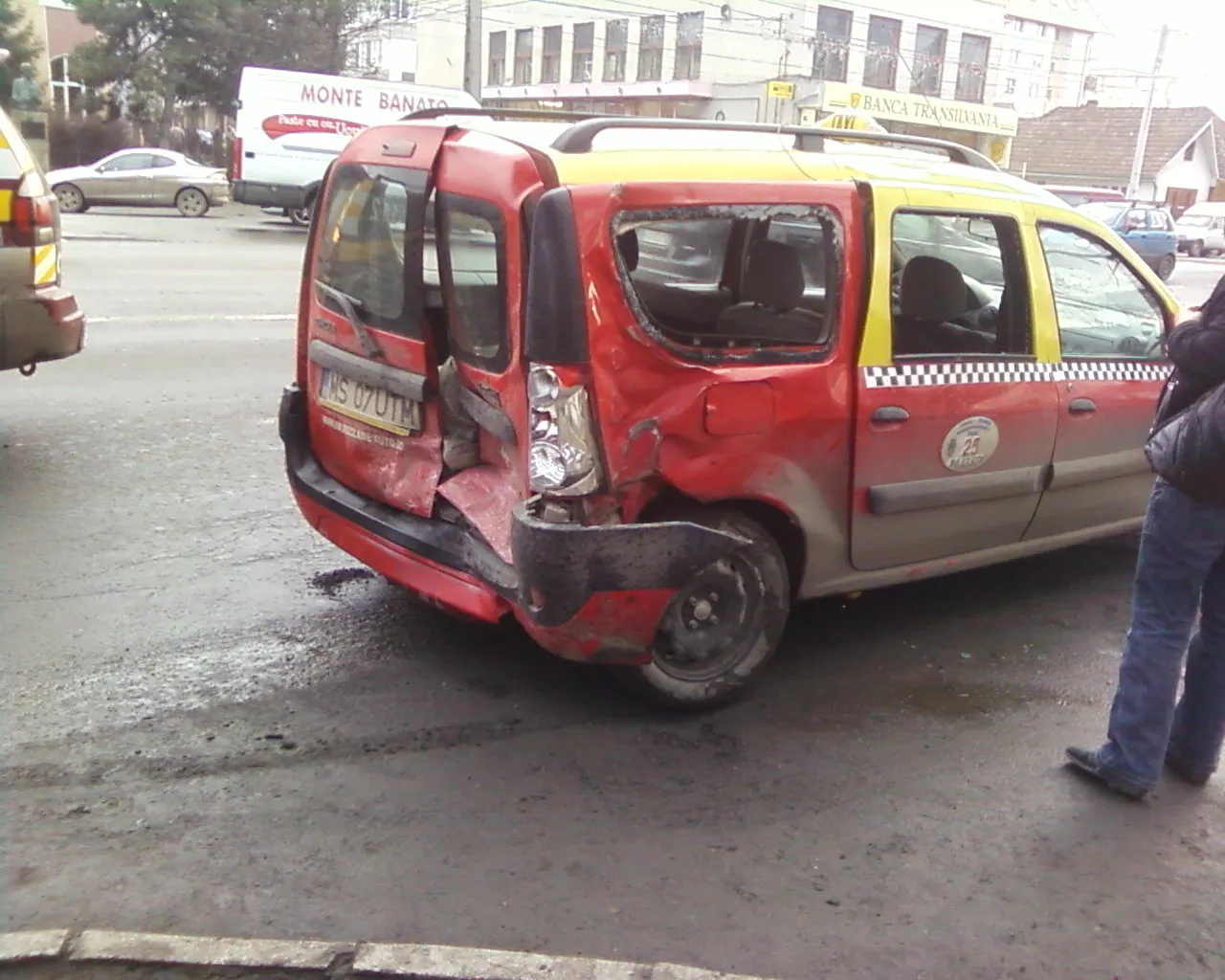 Accident grav pe DN 15