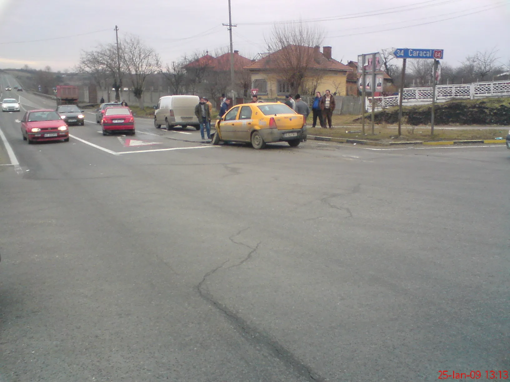 Accident rutier în localitatea Găneasa