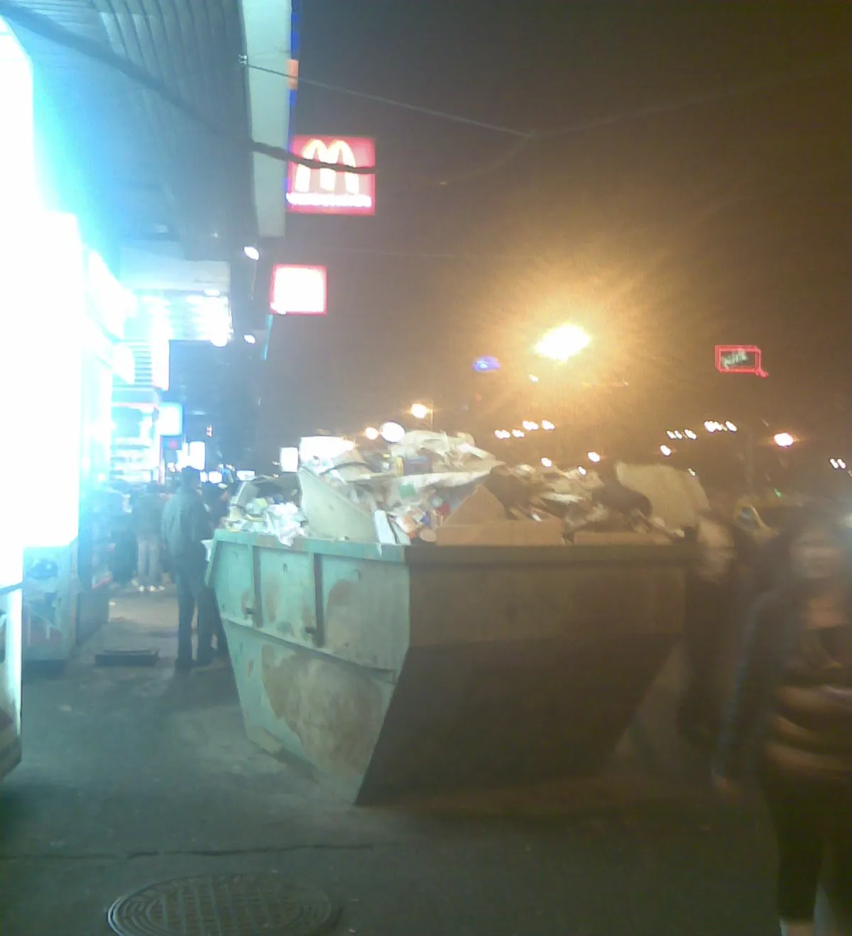 Ghena de gunoi de pe bulevard