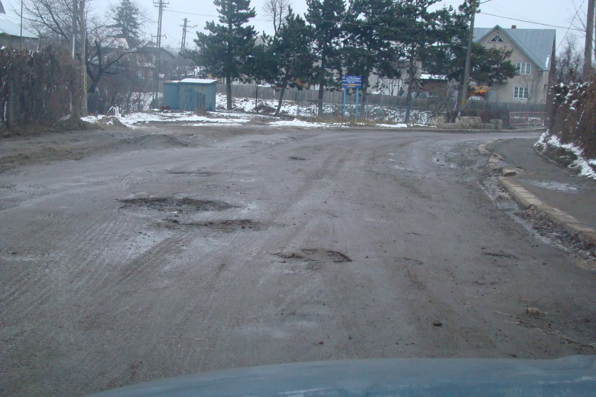Stradă din Dorohoi, judeţul Botoşani