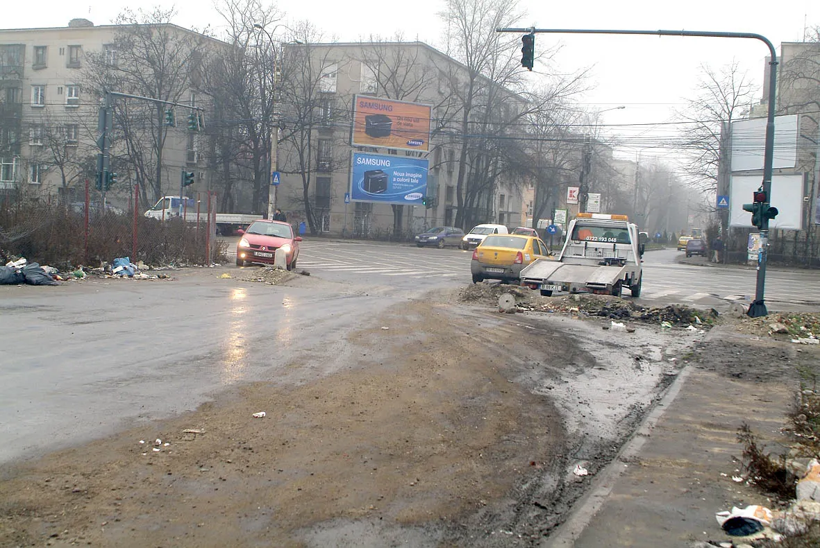 O stradă din Bucureşti