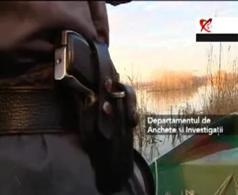 Jaf pe ape în Delta Dunării