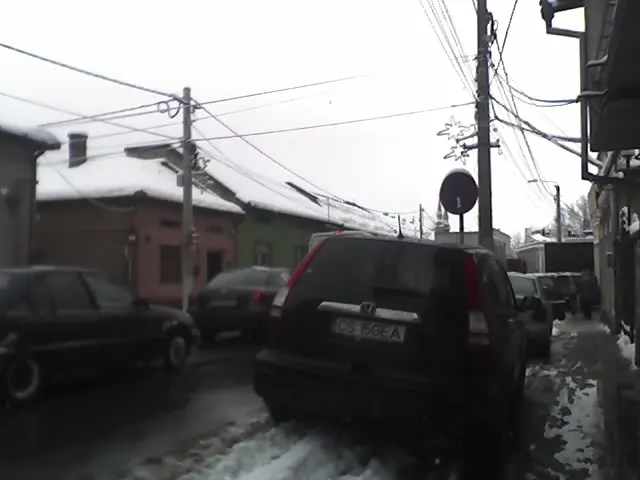Parcare pe trotuar