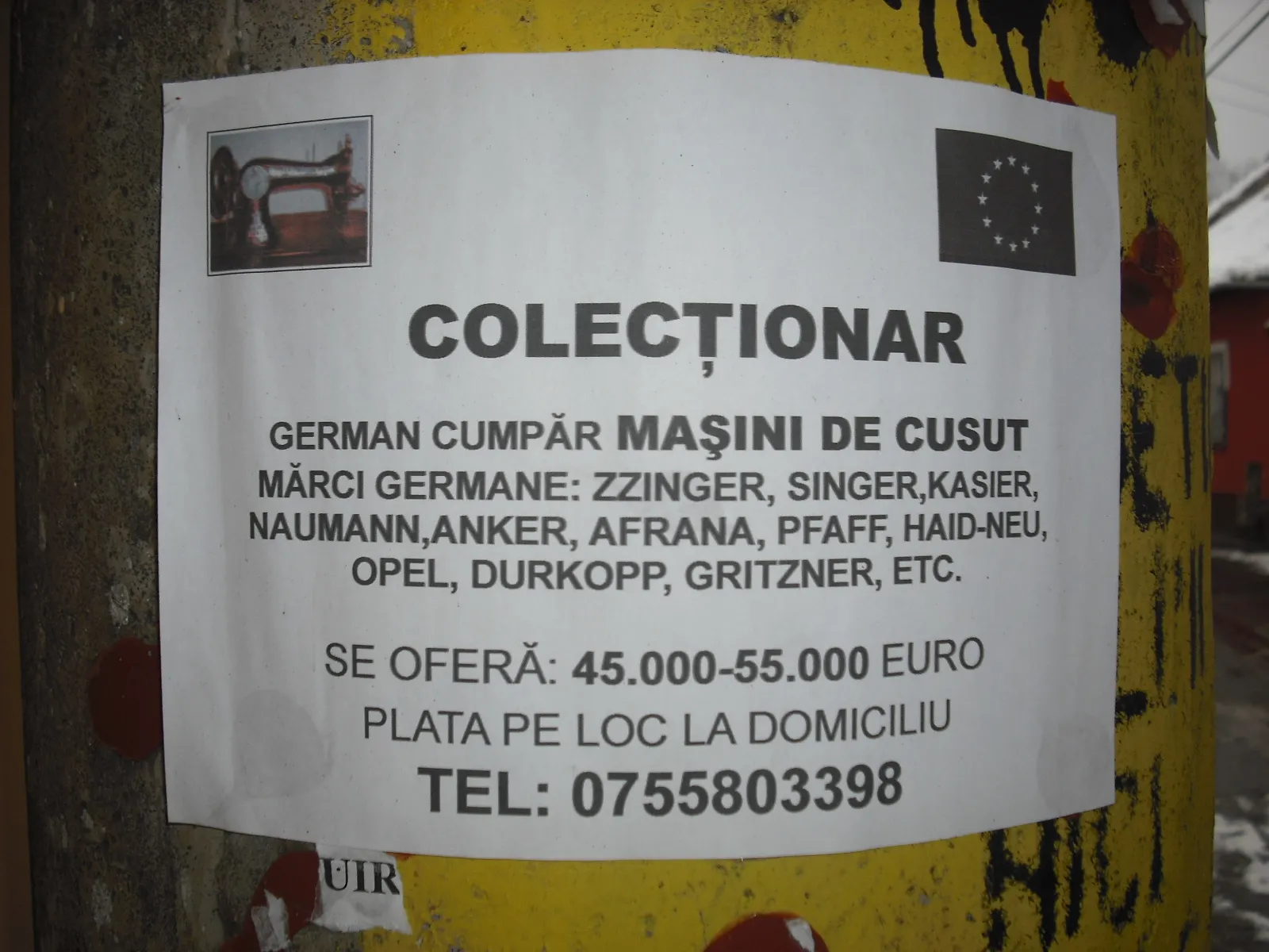 Copac ce stă să cadă