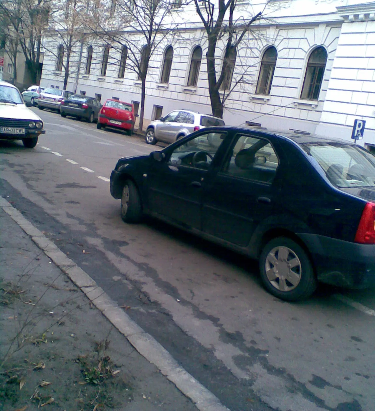 Parcare dificilă pentru un şofer din Arad