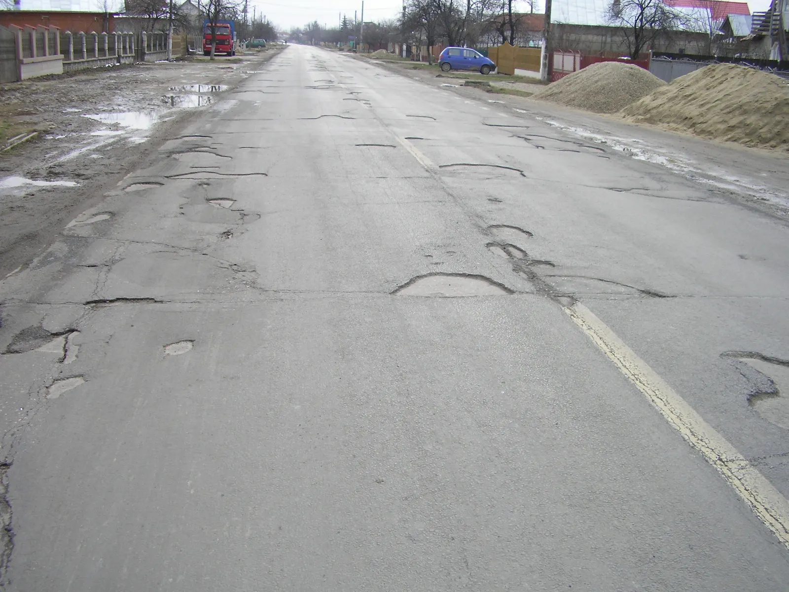 Drum din comuna Dragodana, judeţul Dâmboviţa
