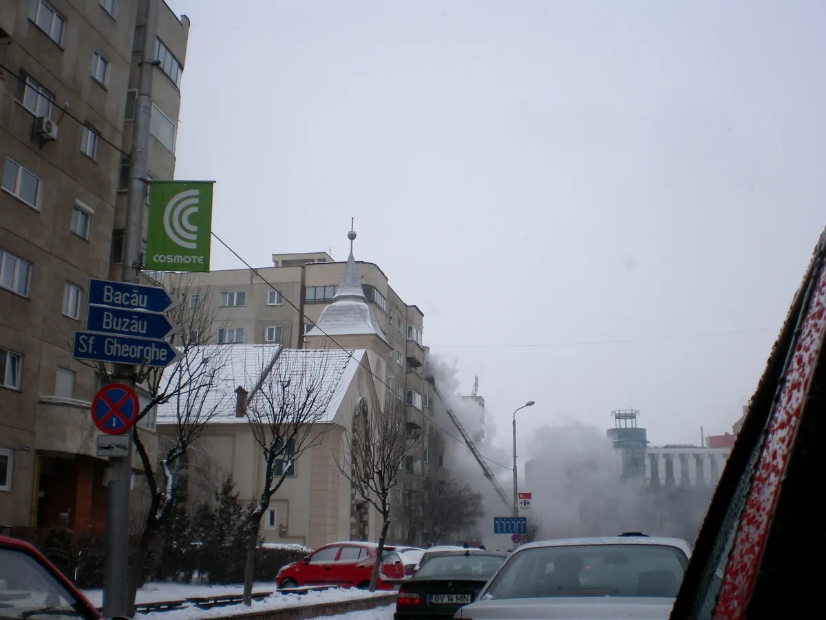 Incnediu în Braşov