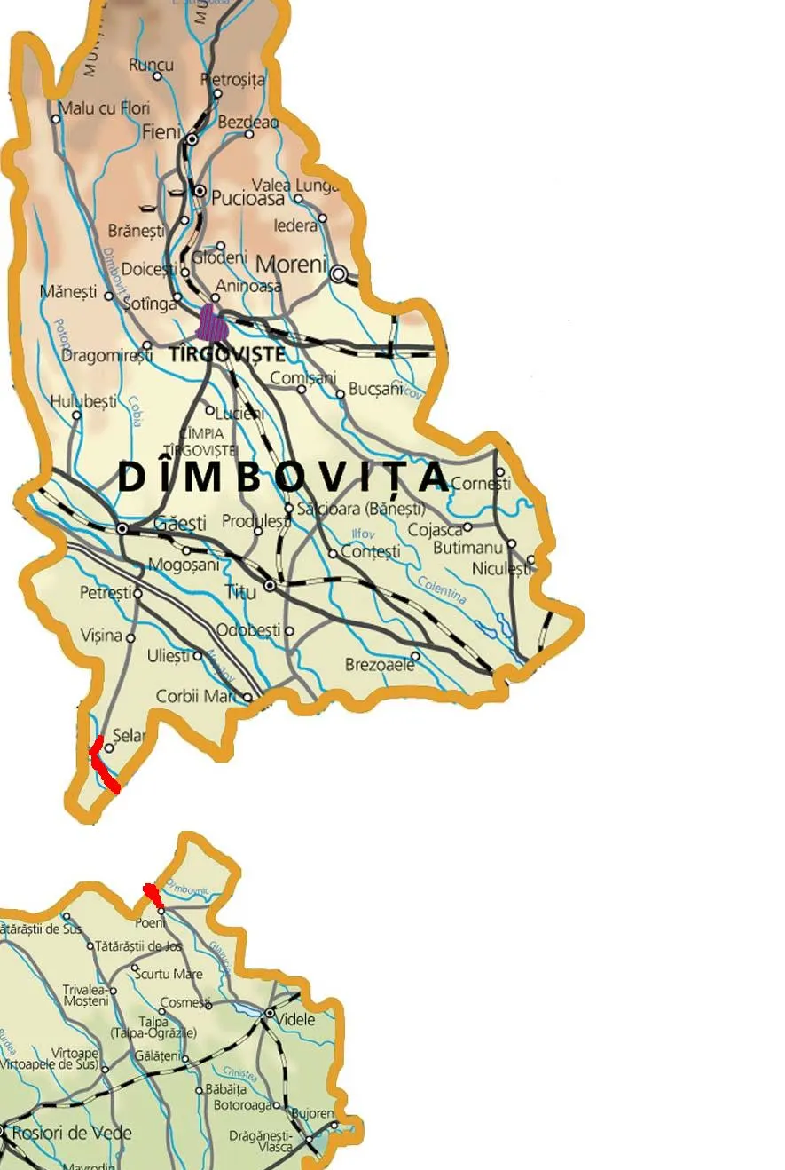 Drumurile din comuna Măldăen, judeţul Teleorman