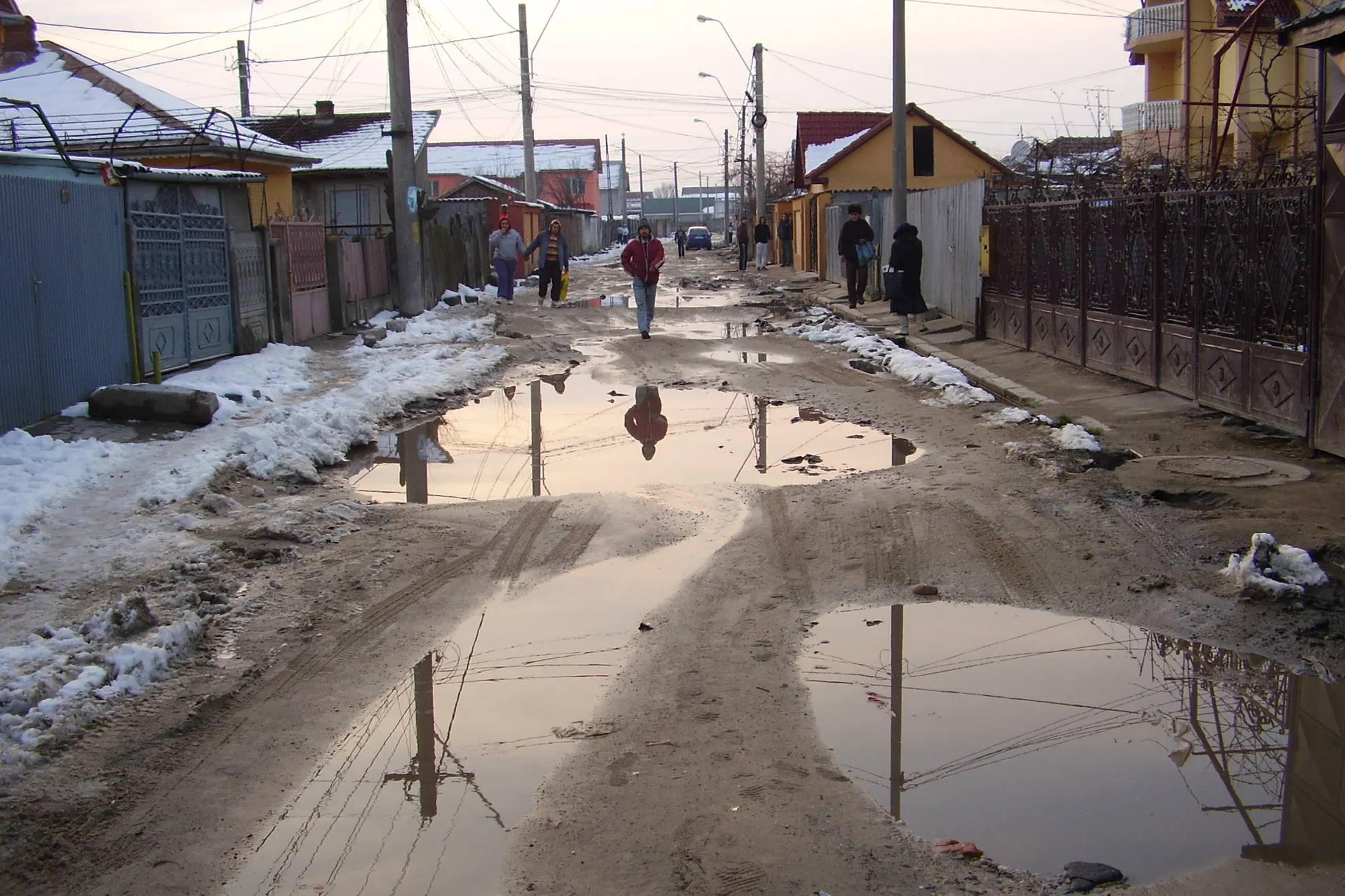 Strada Fulger din oraşul Craiova