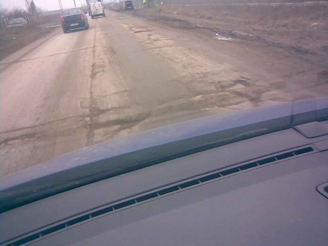 DN72 Ploieşti - Târgovişte este în ruină, se merge cu treapta 1-2