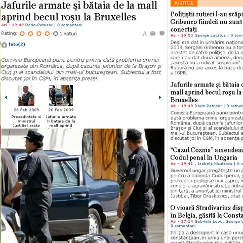 Cotidianul: CE îşi pune problema crimei organizate din România