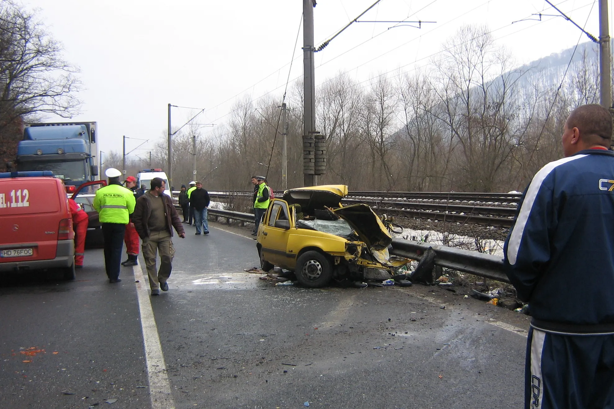 Accident grav pe DN7