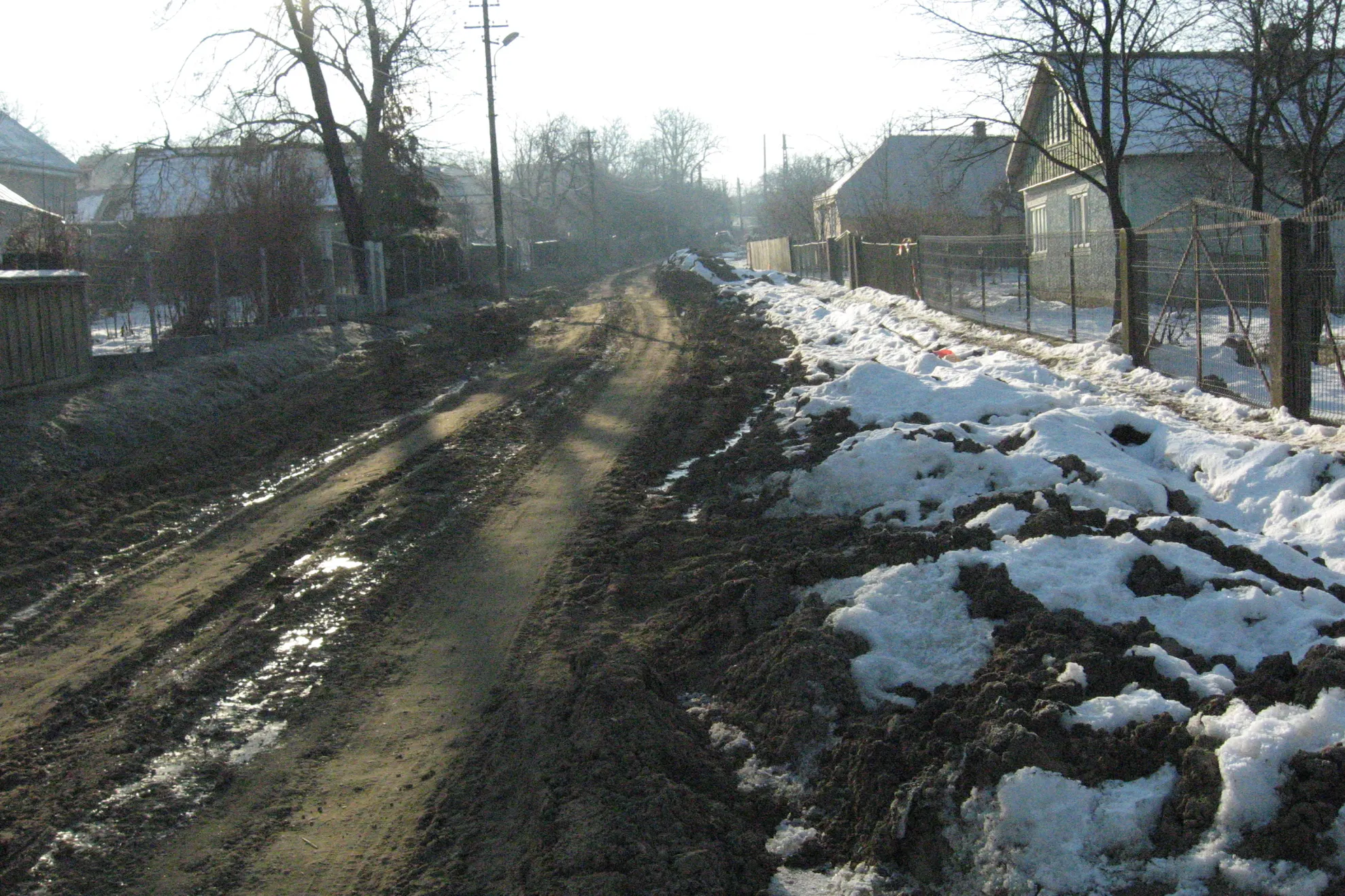 O stradă din Suceava