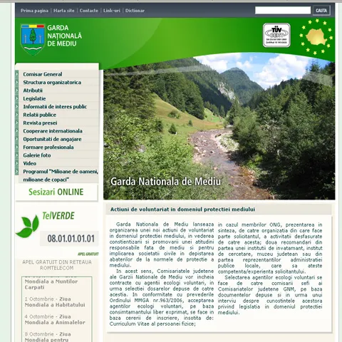 În organigrama Gărzii de Mediu au apărut noi funcţii de director