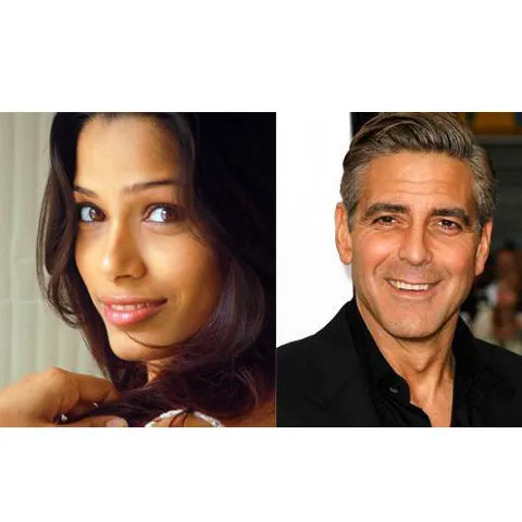 George Clooney s-a amorezat de Freida Pinto