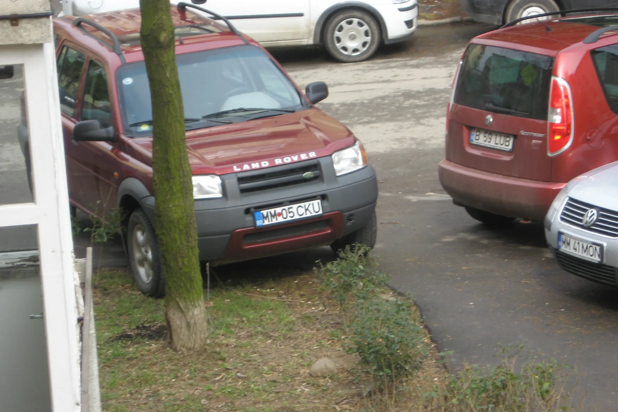 Parcat pe spaţiul verde