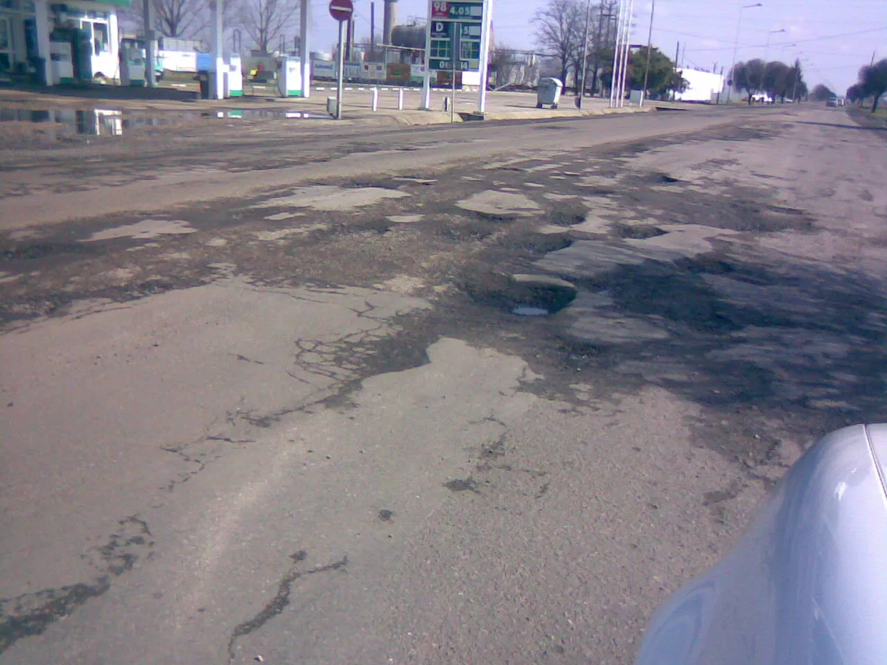Drumul dintre Satu Mare şi Oradea, gropi şi iar gropi