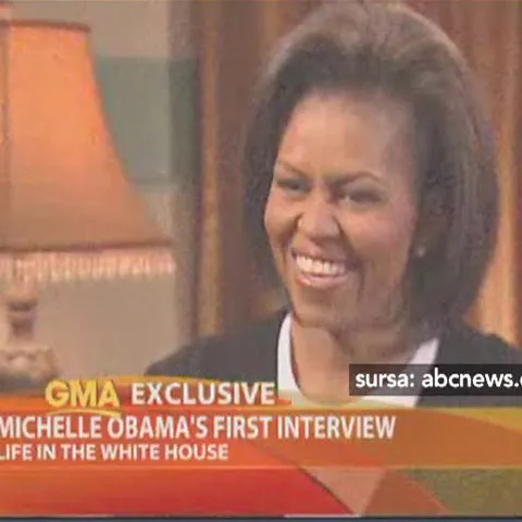 Michelle Obama a acordat primul ei interviu televizat postului ABC