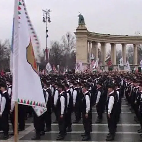 Garda Maghiară a "înregimentat" 650 de noi membri, de Ziua Maghiarilor