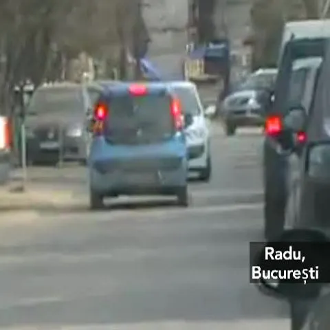 Şmecher de Pipera: Un şofer a condus pe contrasens pentru că era grăbit