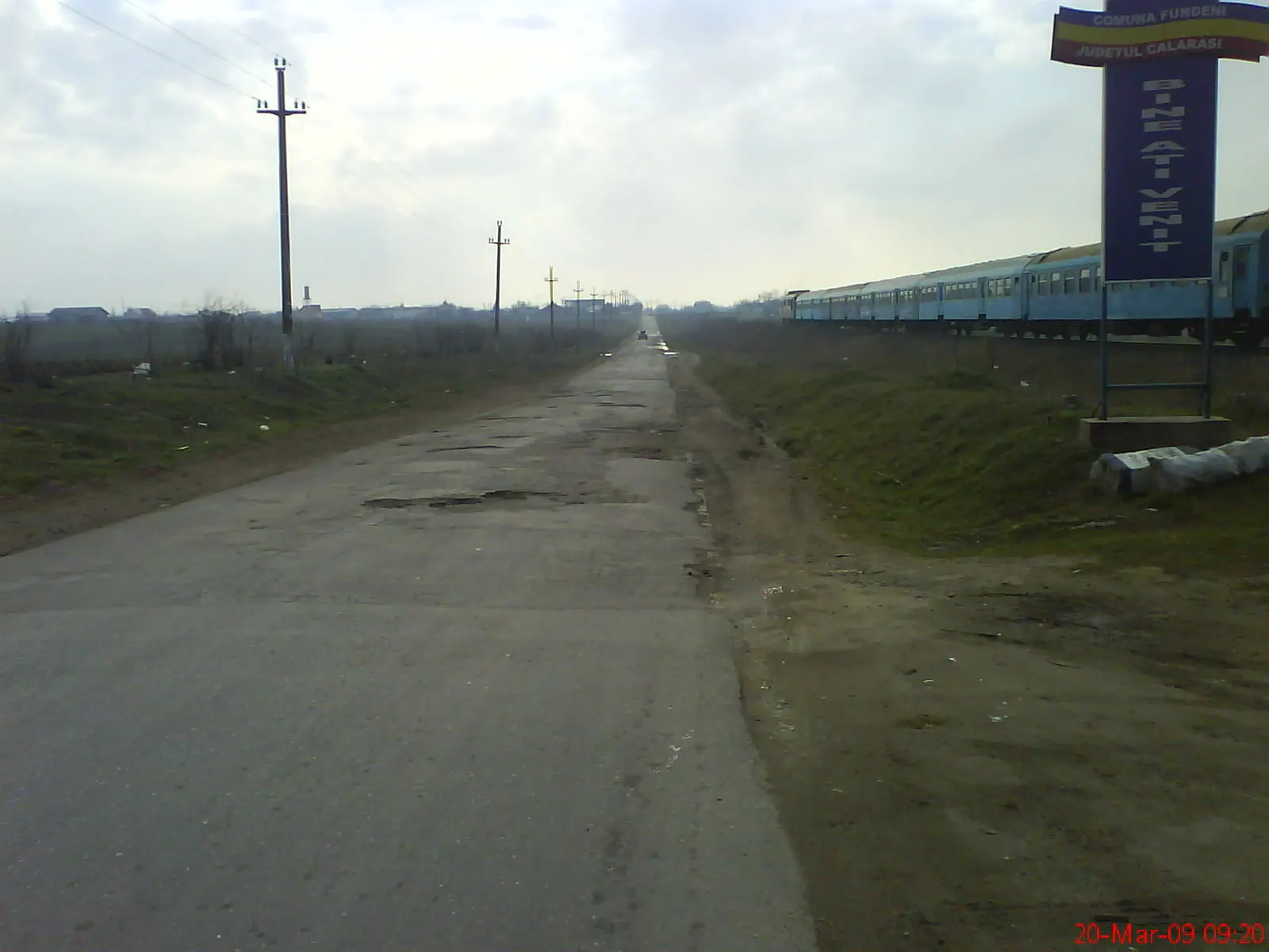 Ruta Fundeni-Gălbinaşi din judeţul Călăraşi