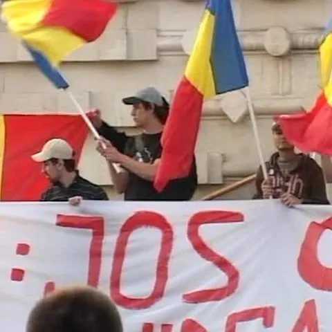 Peste 200 de studenţii basarabeni au protestat la Braşov