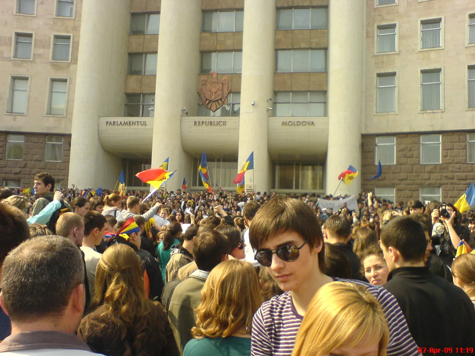 Studenţii au ieşit în stradă în Chişinău