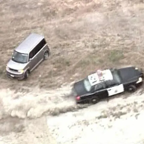 Un şofer american a pus pe jar poliţia rutieră din California 