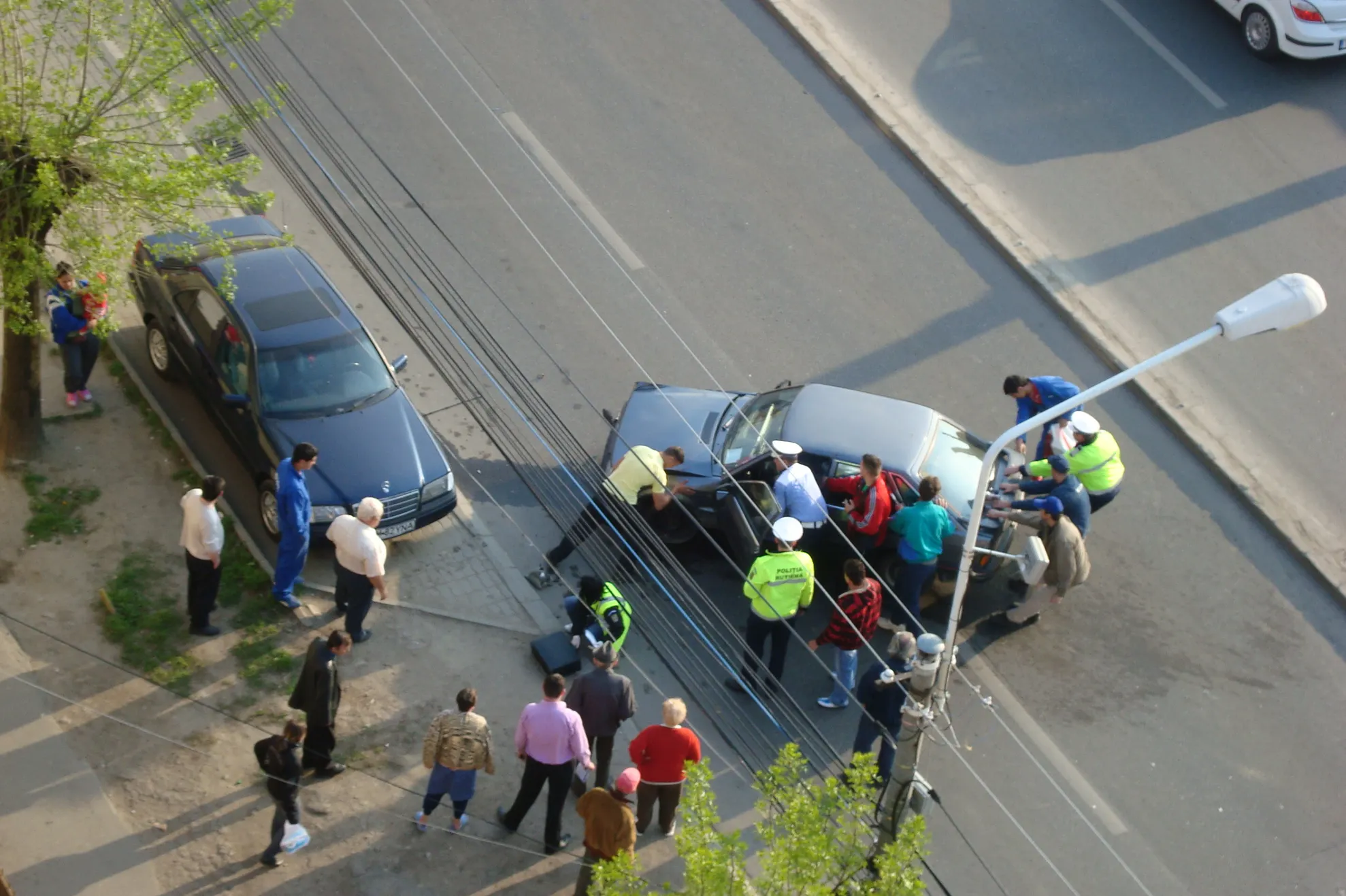 Accident în Timişoara, vinovatul a fugit de la locul accidentului