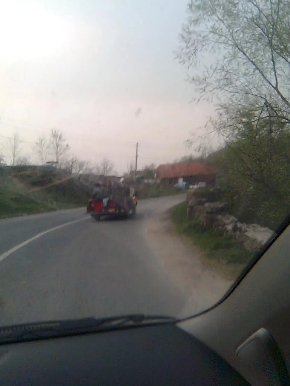 Traficul pe un drum naţional