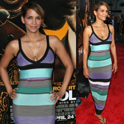 Halle Berry, în papuci la premiera filmului The Soloist