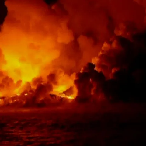 Erupţia vulcanul La Cumbre din arhipelagul Galapagos a pus în pericol fauna din insulă
