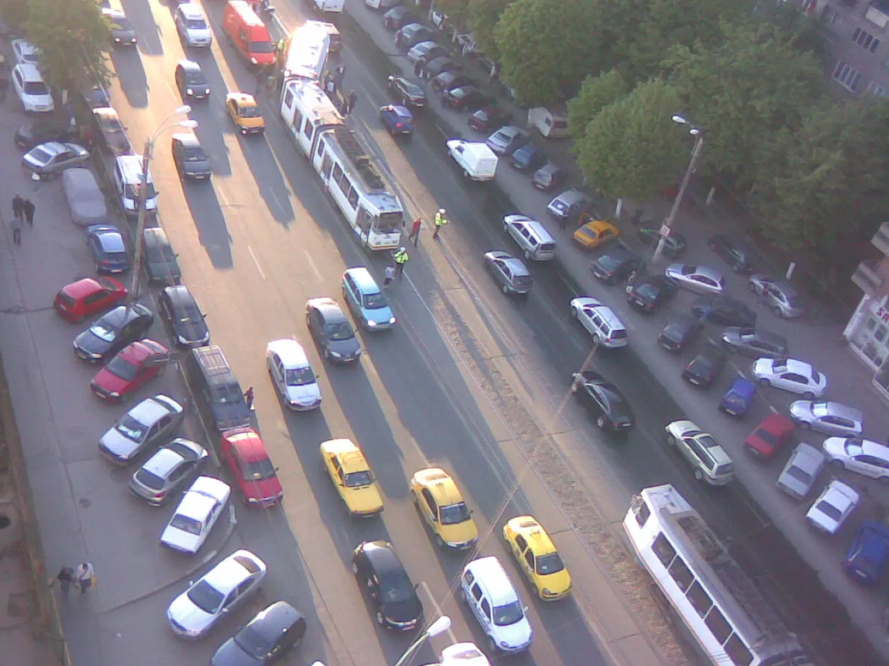 Un tramvai a deraiat în Capitală