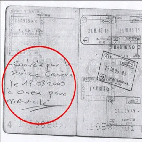 Scandal în Elveţia, după ce poliţiştii au scris pe paşapoartelor unor romi români "cerşetor"