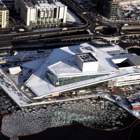 Clădirea Operei din Oslo, cel mai bun proiect arhitectural al Europei